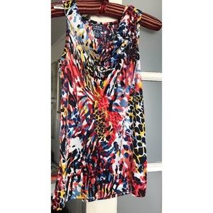 Multi-Color Top By Uniti Stretch Size M